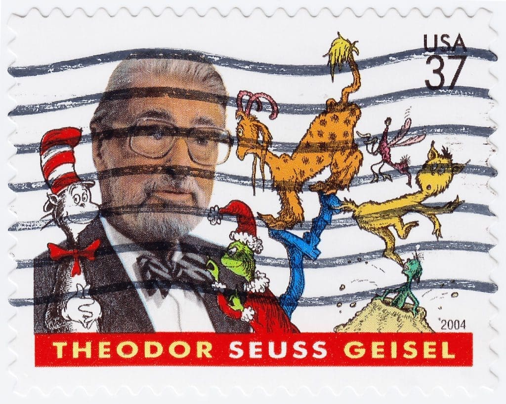 Dr. Seuss postage stamp