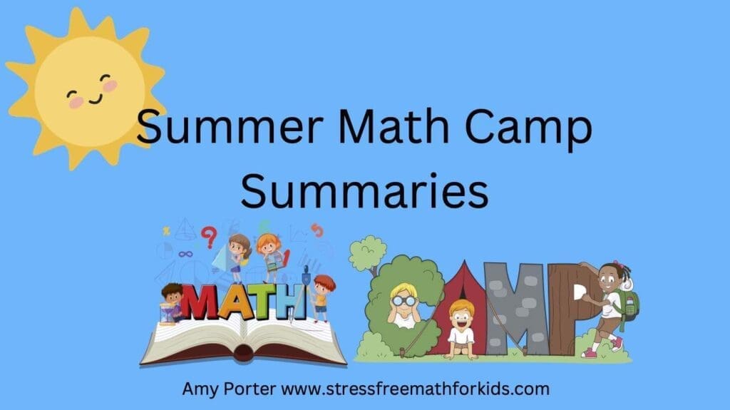 Summer Math Camp Sign
